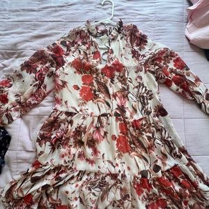Flower midi dress